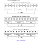 Visual Division Printouts EnchantedLearning