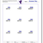Worksheet Long Division With Decimals Breadandhearth Long Division