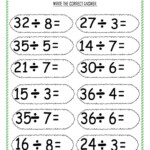 Year 2 Division Challenge Cards Ks2 Short Division Practice Worksheet