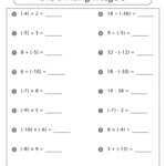 Addition Subtraction Multiplication Division Worksheets With Answer Key