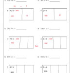 Area Model Division Worksheet Divisonworksheets