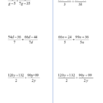 Divide Rational Expressions Worksheets printable Online Answers