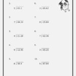 Division Worksheet For 6Th Grade