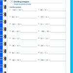 FREE Printable Dividing Integers Worksheets PDF Brighterly
