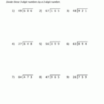 Free Printable Long Division Worksheets